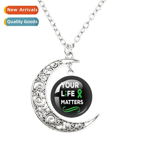 New Mental Health Therapist Round Photo Glass Dome Pendant M