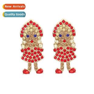 princess ltle earrings fashi temperament New creative cute