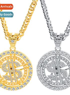 Europe and  Uned States gold necklace hip-hop persaly hipste