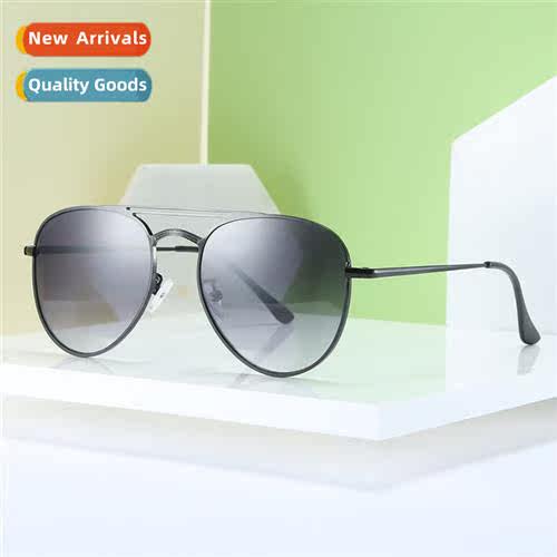 7054 metal double beam sunglasses women 2020 new color sungl