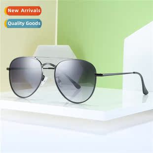 7054 metal double beam sunglasses women 2020 new color sungl