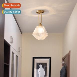 light lamp luxury bedroom bal Copper aisle ceiling