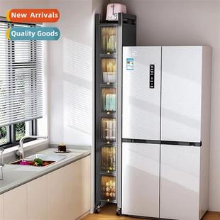 Kchen Shelves Narrow Clip Seam Storage Cabinet Floor Multi-T