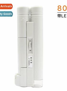 Optical Lens 80x Double Tube Portable Microscope wh LED Ligh