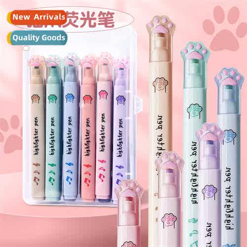 Cats claw highlighter colorful high-capacy high value hbook