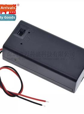 9V Battery Pack 9V with cover, switch  cable Square Single B