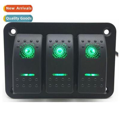 Car Boat Modificati Panel S 12-24V 3GANG Caravan Boat Yacht