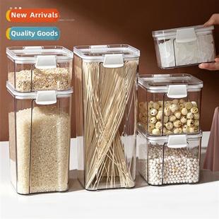 Sealed Jar Transparent 2175 Household Square Plastic Grain
