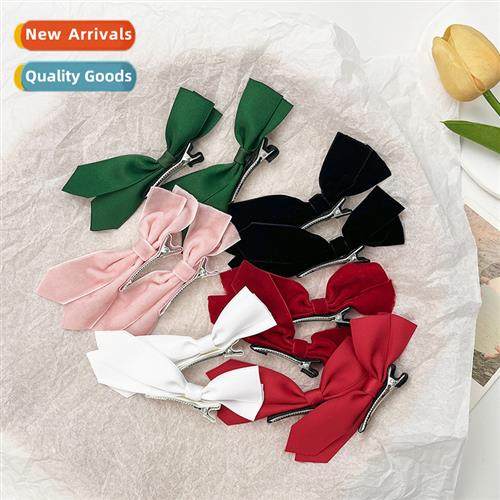 Sweet and lovely three-dimensial elf ears bow hair clips gir