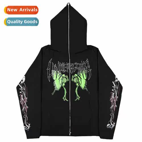 2023 dark sweatshirt men  women hoodie gothic couple Harajuk