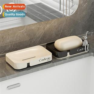 Soap box household luxury high-end draining large soap box b