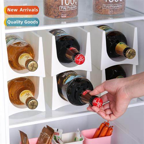 Refrigerator Coke Rack Drinks Can Beer Double Storage Rack O