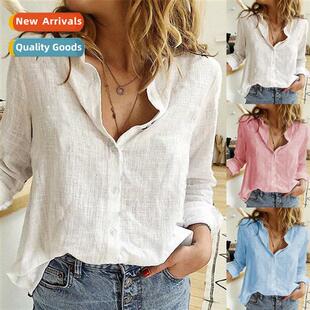 Amazs Solid Spring Sleeve Loose Autumn Casual 2022 Color