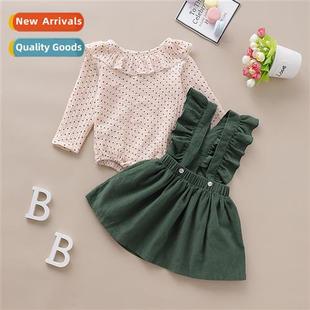 dot 2020 sleeved winter new print Girls polka fall