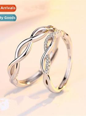 n three lives   plum blossom couple ring open ring fashi cou