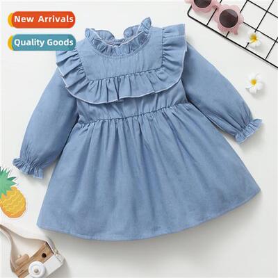 Girls Spring  Autumn 2021 new n small  medium-sized children