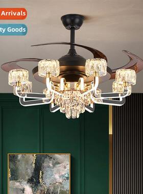 Living room fan light modern simple atmosphere ceiling fan l