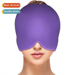 Mask Stch Head Cap Migraine Headache Ice Gel Cover Pack Cold