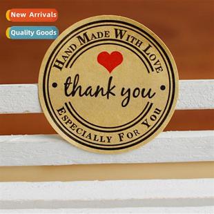 sealing you stickers thank deco kraft Kraft
