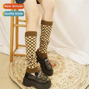stacked sma and straight socks knted warm winter fall New