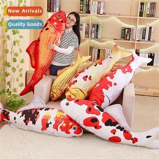 toy koi doll prop pet plush pillow fish simulati Cute