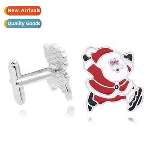 States Santa Claus Europe persalized Uned cufflinks hol and