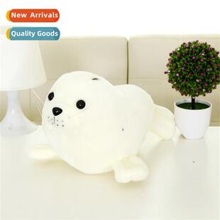 Cute seal plush toy pillow sea creature doll creative promot