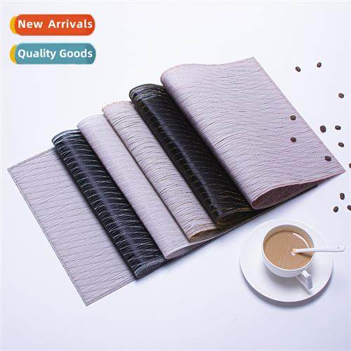 New raindrop silk placemats multi-color n-slip table mats si