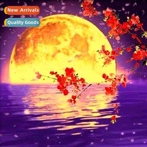 Diamd painting new DIY round mo at sea full diamd round diam