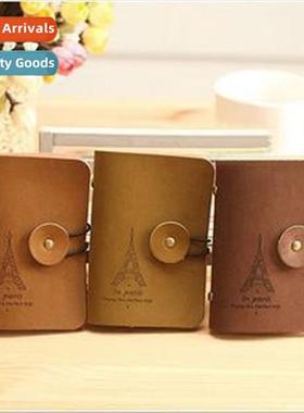 New Vintage Romantic Tower Wrap Buckle 20 Posi Card Case Vel