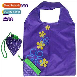 Fru grapes envirmental protecti shopping bag foldable portab