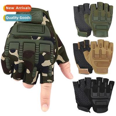Tactical half-finger gloves male free soldiers outdoor milar