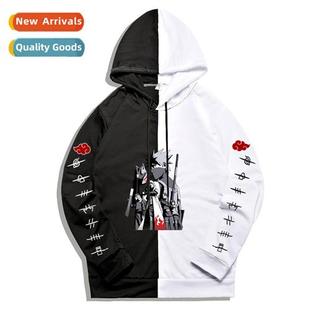 flag wood Kakashi Japan hoodie Naruto printed splicing anime