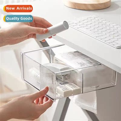 Under  desk invisible drawer organizer small sundry fice des