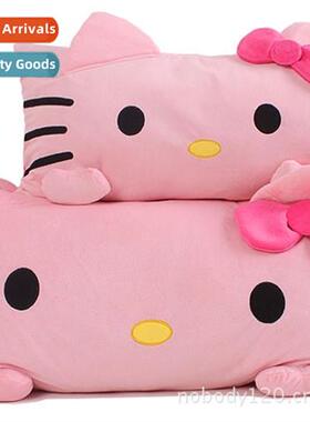 Pink three-dimensial KT cat pillows single pillow double pil