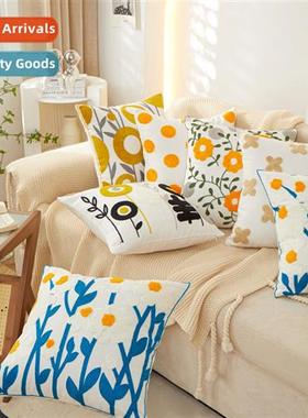 New ins small fresh flowers pillow home living room sa pillo