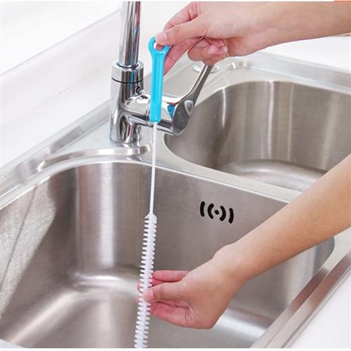 Bendable Pipe Brush Sewer Unclogger Sink Unclogging Brush Si