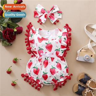 clothing spring baby strawbe new childrens 2022 ins fall