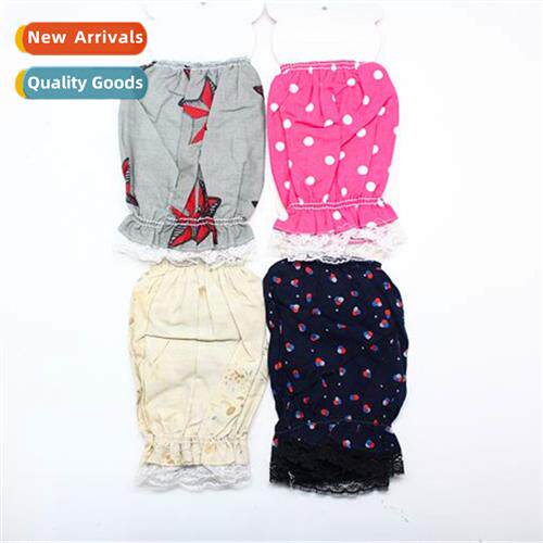 Womens fabric lace sleeve head autumn  winter sleeve short l