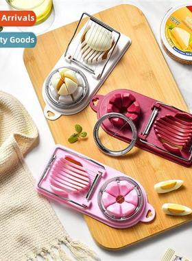 Japanese Multifunctial Egg Slicer Dual Head Egg Slicer 2-in-