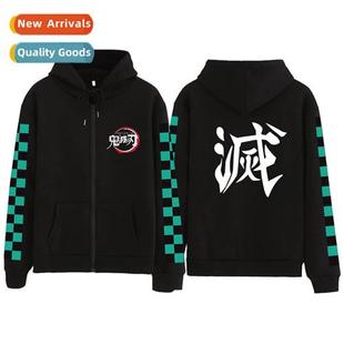 Hoodie Fashi Unisex Dem Model Costume Slayer Play Anime Role