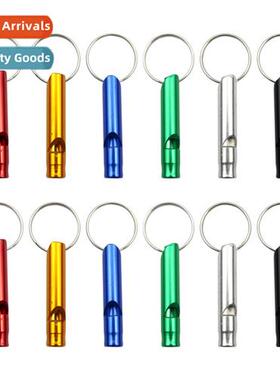 Wild Aluminum Alloy Whistle Outdoor Survival Dispenser Refer