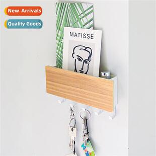 Entryway Multi Hooks Hangers Behind Door Holder Key Wall