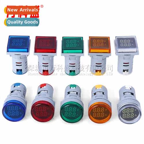 Indicator lamp voltage ammeter signal lamp AD16-22FVA round