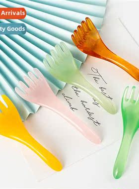 Resin beeswax five claws head massager gua sha stick dredge