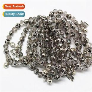 beads simple women elep bracelet crystal New fashi