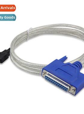 Old Print Cable USB Parallel Cable DB25 Female Parallel Cabl