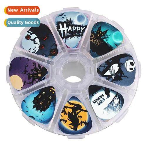 50 Pieces Colorful Pattern Guar Plectrum Set Musical Instrum