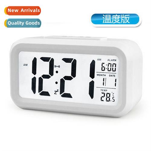 Smart Clock Temperature Model Lazy Snooze Alarm Clock Silent