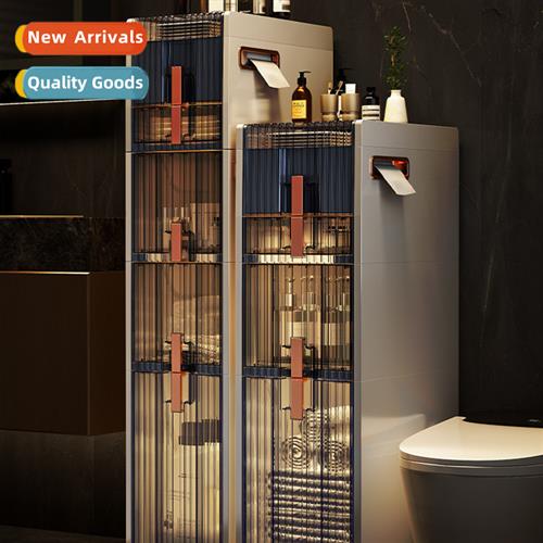 Bathroom crevice cabinet shelf storage acrylic free inati to